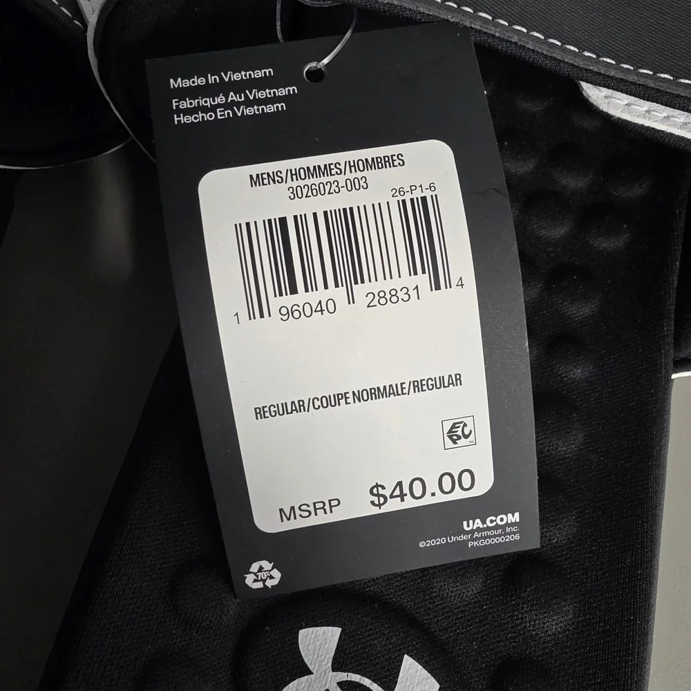 NEW Under Armour Mens Ignite Pro SL Slides Black White‎ Sandals Size 17